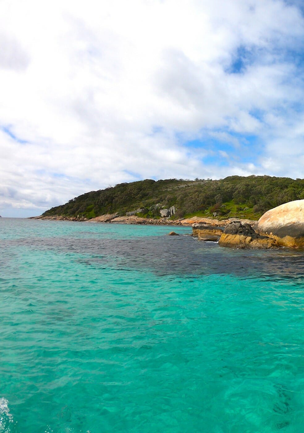 Mistaken Island. Beautiful turquoise waters surround the island